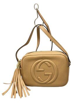 Gucci Disco Bag Soho Leather Brown